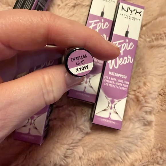 NYX Epic Wear Waterproof Eye & Body Liquid Liner - Lilac NIB - Picture 7 of 8